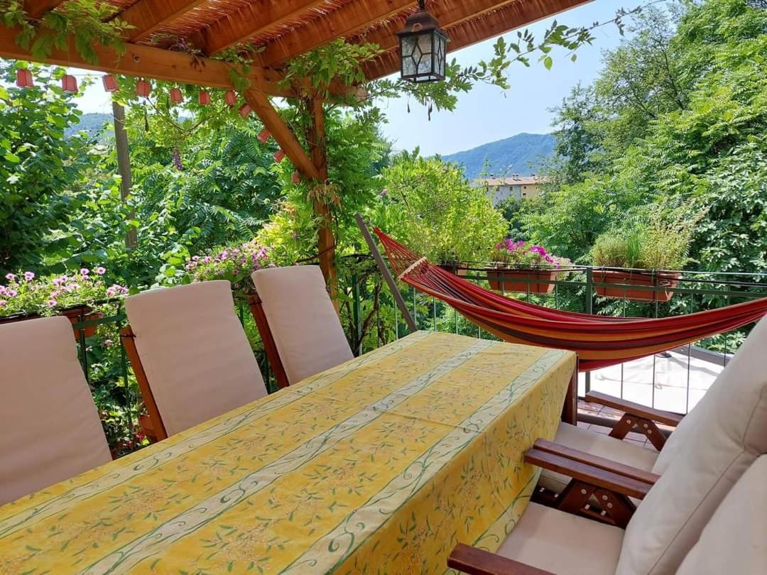 La Casa Rosa Di Segusino With Spa Jacuzzi In Garden Sequsino Eksteriør bilde
