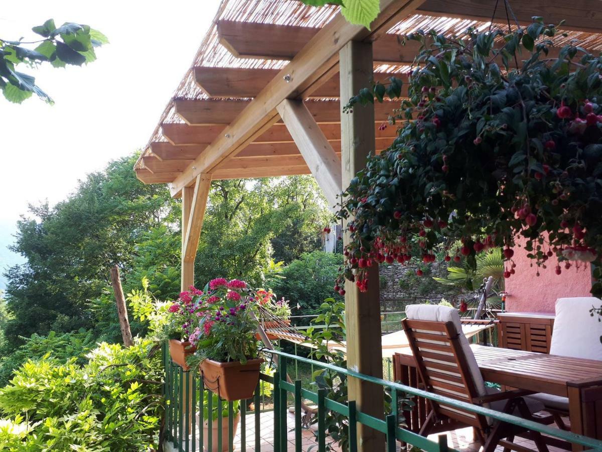 La Casa Rosa Di Segusino With Spa Jacuzzi In Garden Sequsino Eksteriør bilde